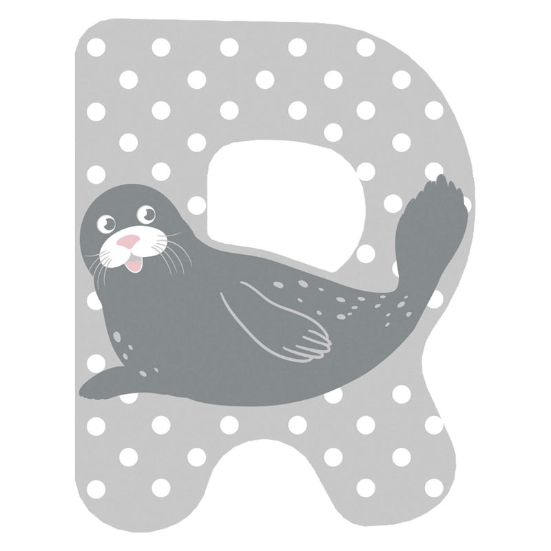 Afbeelding laden in galerijviewer, Small foot - houten dieren kinderletter - r