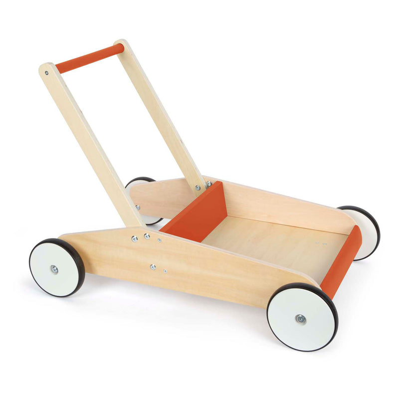Afbeelding laden in galerijviewer, Small foot - houten loopwagen koper rood
