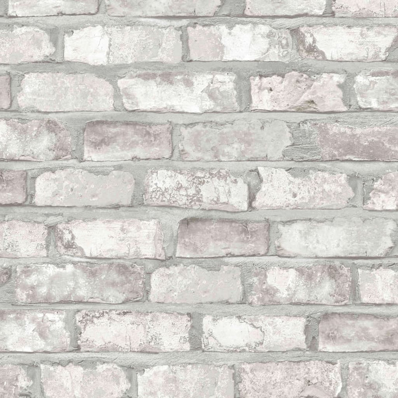 Afbeelding laden in galerijviewer, Dutch wallcoverings behang bakstenen wit ew3104