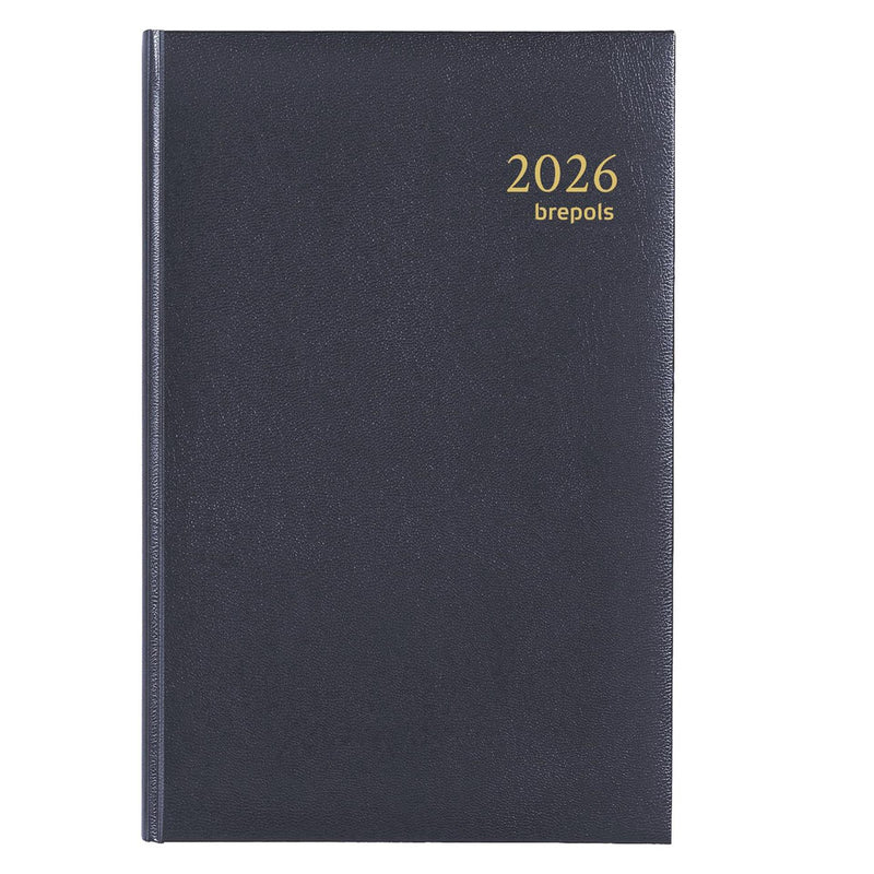 Afbeelding laden in galerijviewer, Brepols agenda saturnus week 2026 lima blauw