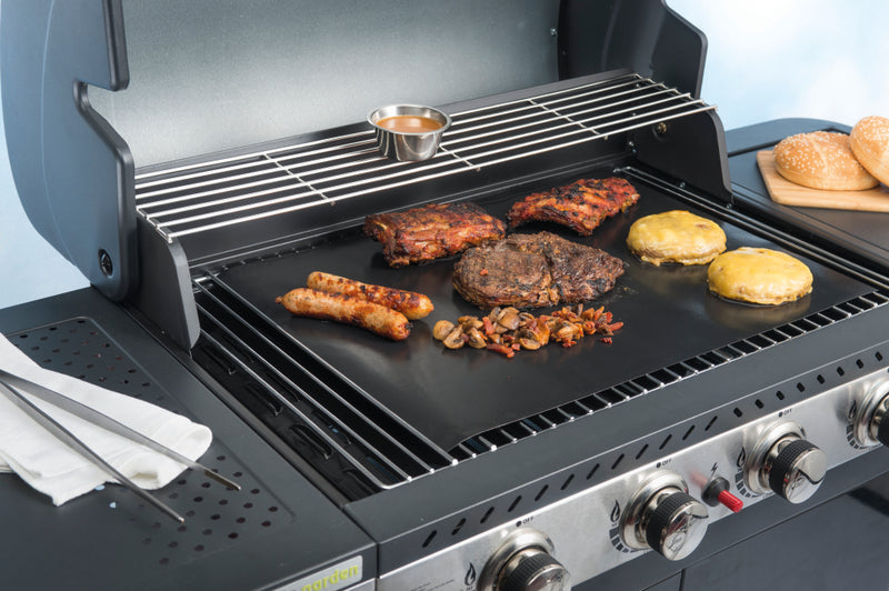 Afbeelding laden in galerijviewer, Nostik barbecue grillfolie 40x50cm antikleef zwart
