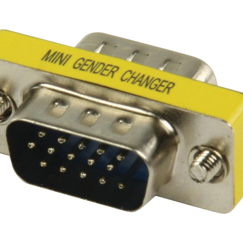 Afbeelding laden in galerijviewer, Valueline gchd-mm15p metalen mini vga adapter hd15p mannelijk - hd15p mannelijk