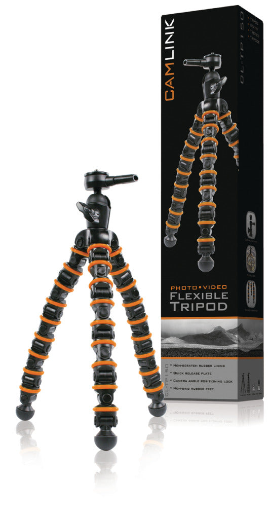 Afbeelding laden in galerijviewer, Camlink cl-tp150 flexibele tripod 9 secties