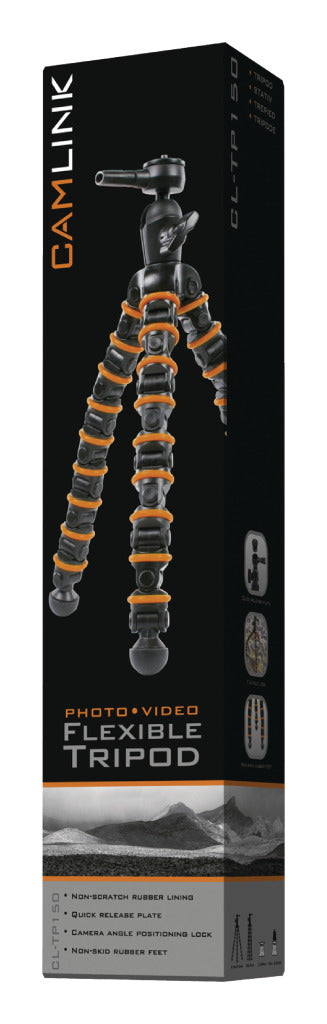 Afbeelding laden in galerijviewer, Camlink cl-tp150 flexibele tripod 9 secties