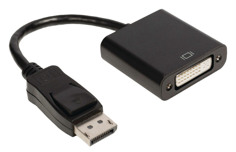 Afbeelding laden in galerijviewer, Valueline vlcb37250b02 displayport-adapterkabel displayport mannelijk - dvi-d 24 + 1-pins vrouwelijk 0,20 m zwart