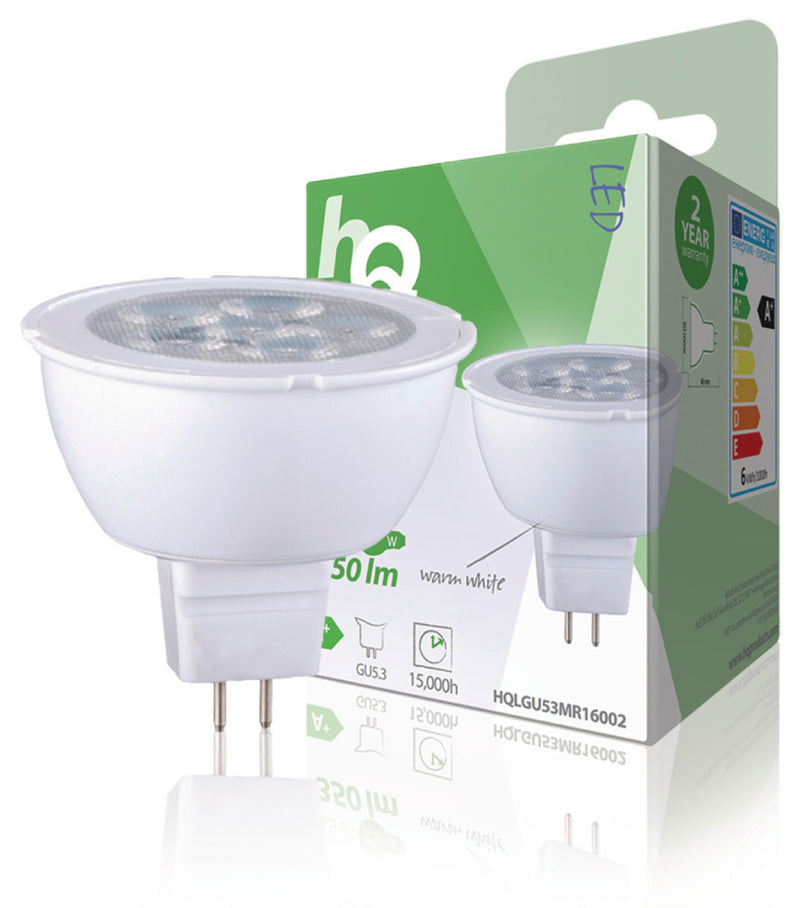 Afbeelding laden in galerijviewer, Hq lgu53 mr16002 led-lamp mr16 gu5.3 5,5 w 350 lm 2 700 k