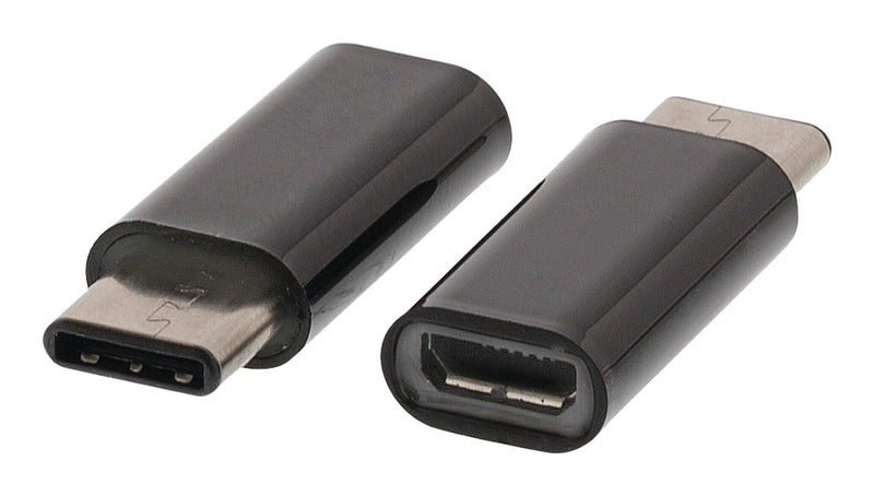 Afbeelding laden in galerijviewer, Valueline vlcp60910b usb 2.0-adapter usb-c male - usb micro-b female zwart