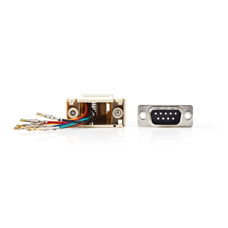 Afbeelding laden in galerijviewer, Nedis ccgp52820iv d-sub-adapter d-sub 9-pins female - rj45 (8p8c) female ivoor