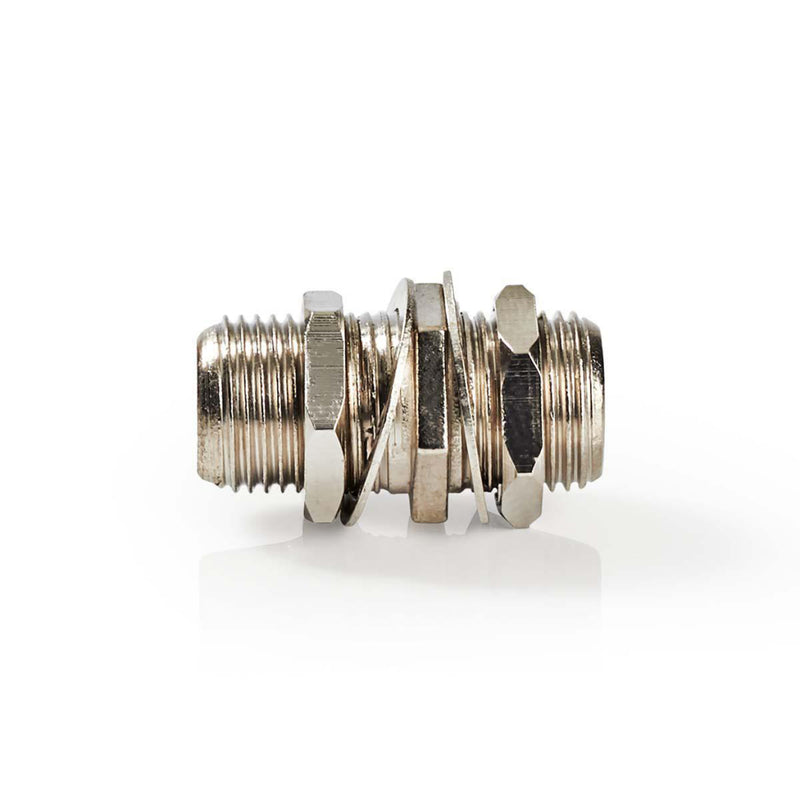 Afbeelding laden in galerijviewer, Nedis csgb41940me satelliet- en antenne-adapter f female - f female metaal