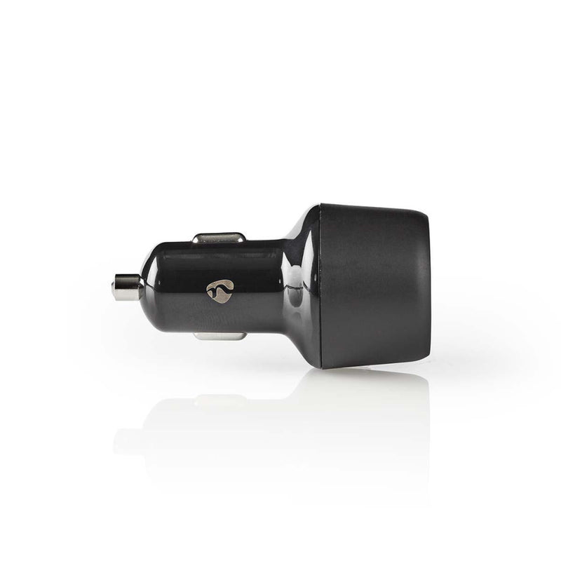 Afbeelding laden in galerijviewer, Nedis ccqc600abk autolader 3,0 a 2x usb (qc 3.0) zwart