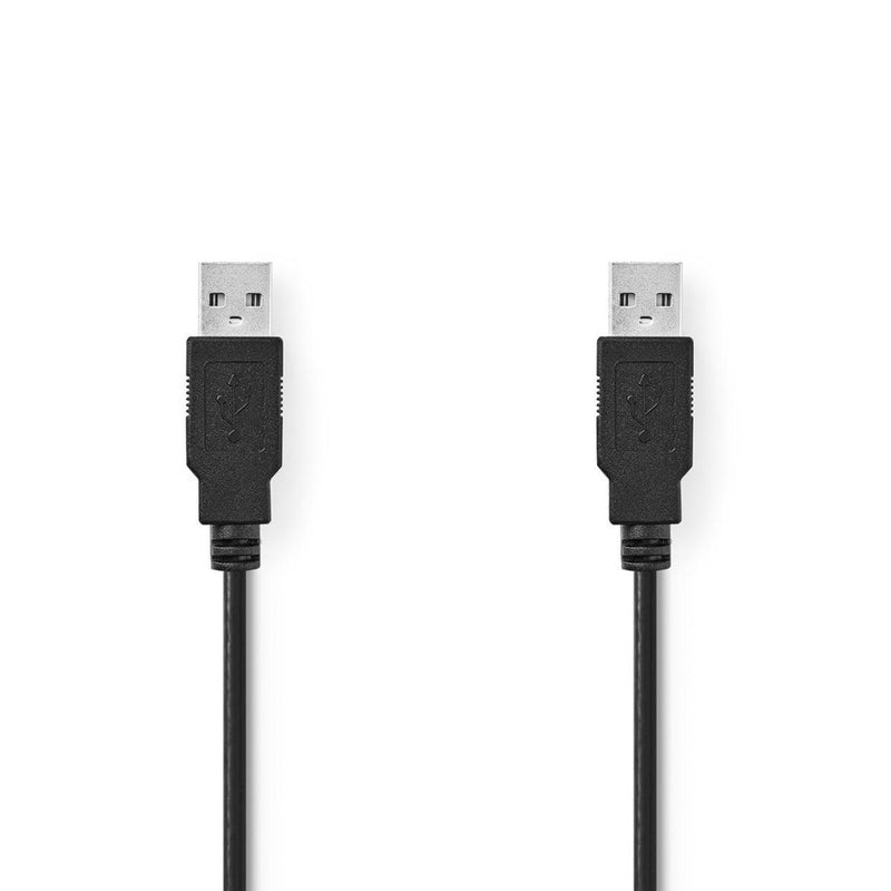 Afbeelding laden in galerijviewer, Nedis ccgt60000bk20 kabel usb 2.0 a male - a male 2,0 m zwart