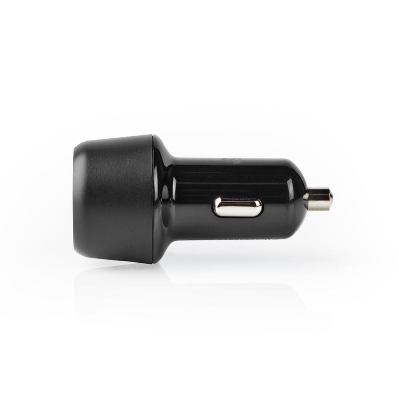 Afbeelding laden in galerijviewer, Nedis ccpd18w100bk autolader 3,0 a usb-a usb-c power delivery 18 w zwart