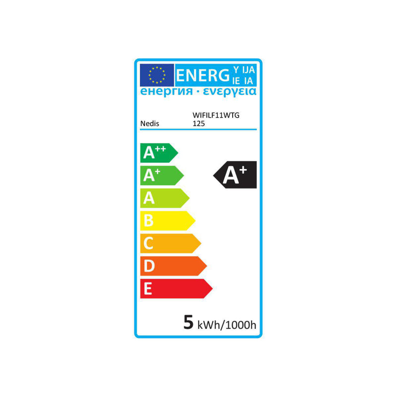 Afbeelding laden in galerijviewer, Nedis wifilf11wtg125 wi-fi smart led-lamp e27 125 mm 5 w 500 lm wit