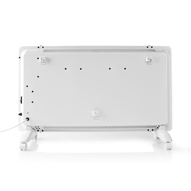 Afbeelding laden in galerijviewer, Nedis wifihtpl20fwt slimme convectorkachel met wi-fi thermostaat glazen frontpaneel 2000 w wit