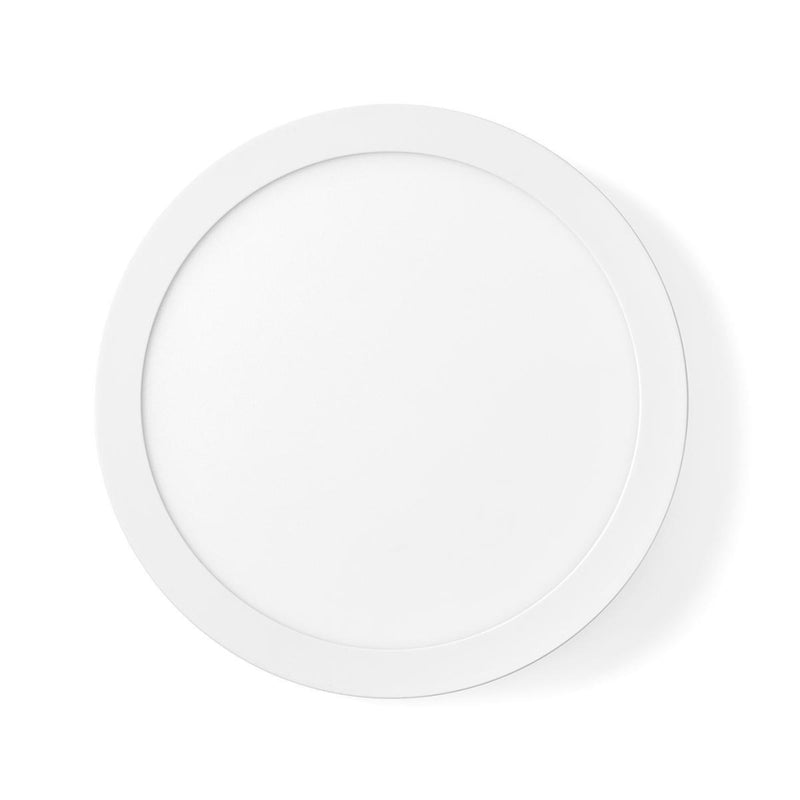 Afbeelding laden in galerijviewer, Nedis wifilaw20wt wi-fi smart plafondlamp rond oslash; 30 cm warm tot koel wit 1200 lm 18 w slank design aluminium