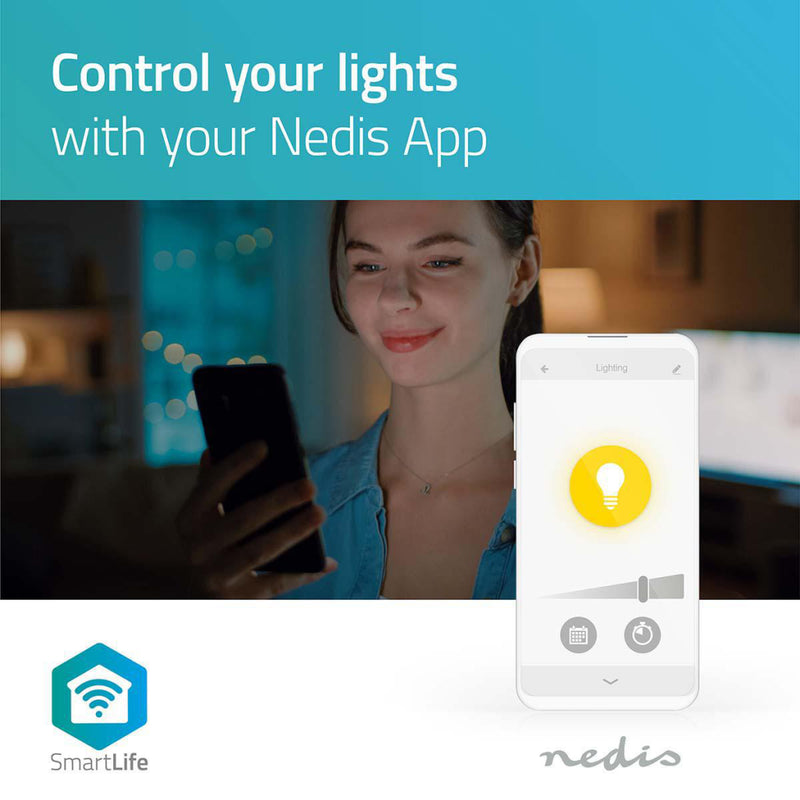 Afbeelding laden in galerijviewer, Nedis wifilw12wtb22 smartlife led bulb wi-fi b22 800 lm 9 w warm wit 2700 k energieklasse: a+ android trade; ios a60