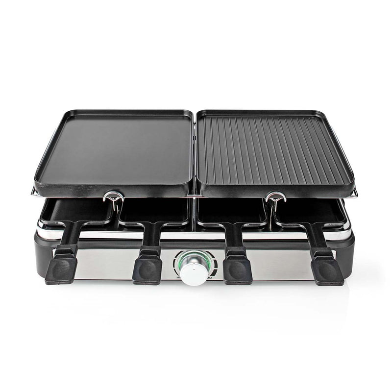 Afbeelding laden in galerijviewer, Nedis fcra300fbk8 raclette steen grill voor 8 personen