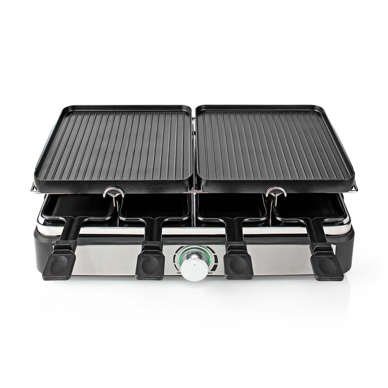 Afbeelding laden in galerijviewer, Nedis fcra300fbk8 raclette steen grill voor 8 personen