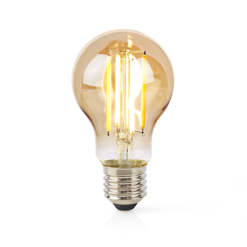 Afbeelding laden in galerijviewer, Nedis wifilrf10a60 smartlife led filamentlamp wi-fi e27 806 lm 7 w warm wit glas android ios peer
