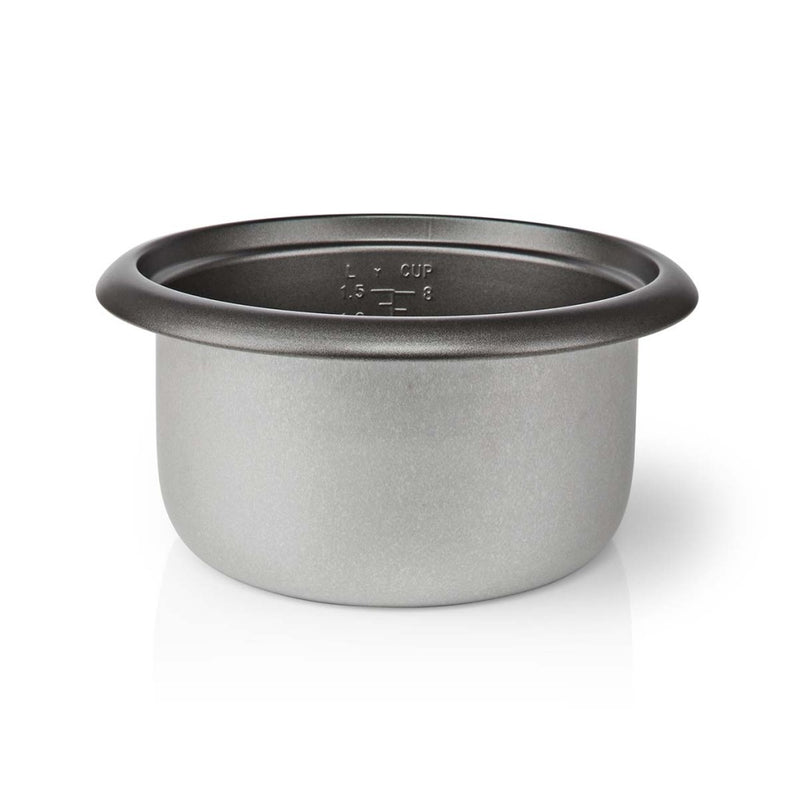 Afbeelding laden in galerijviewer, Nedis karc115al rijstkoker 1.5l 500w zilver