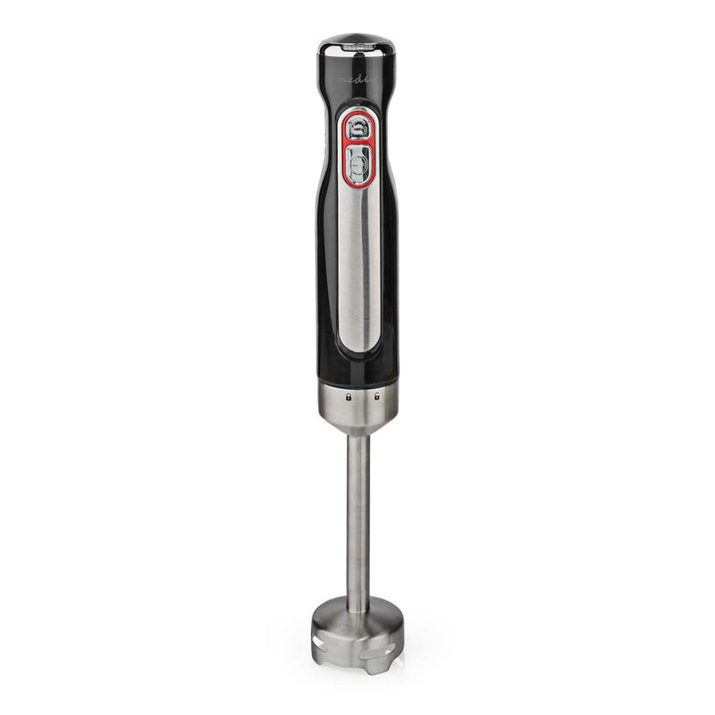 Afbeelding laden in galerijviewer, Nedis kahb600bk staafmixer 100w zilver zwart