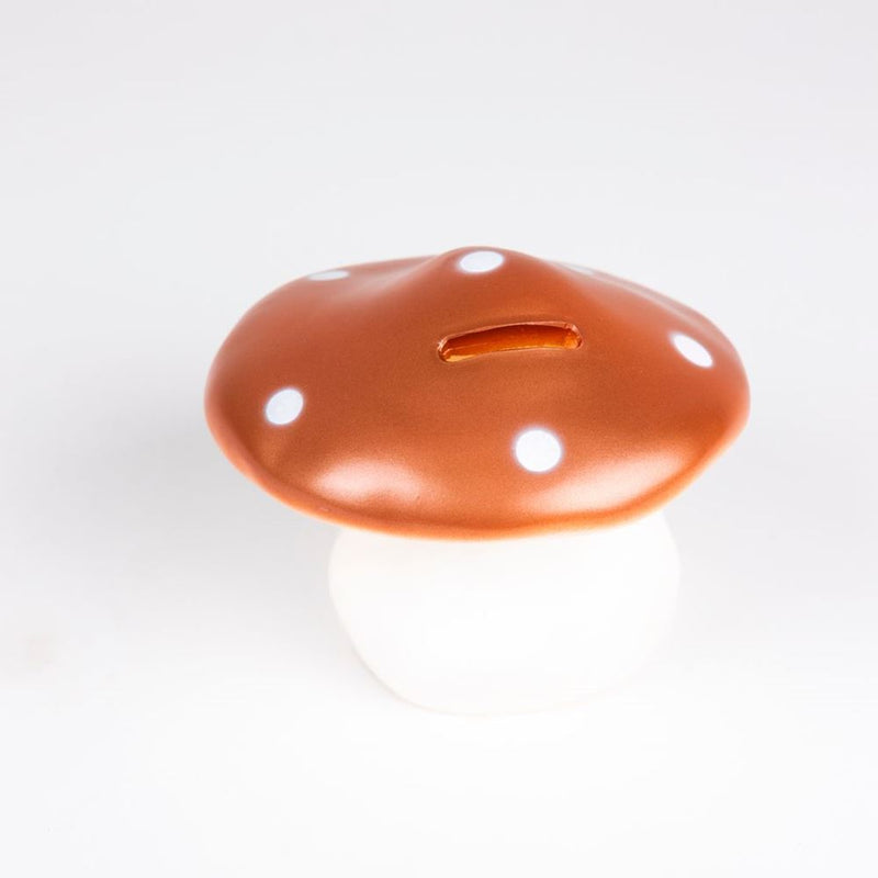 Afbeelding laden in galerijviewer, Egmont spaarpot paddenstoel koper. 11 cm