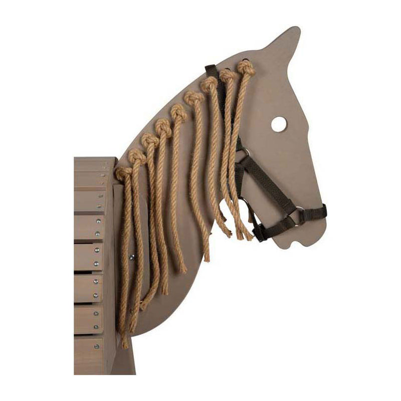 Afbeelding laden in galerijviewer, Small foot - houten paard grijs