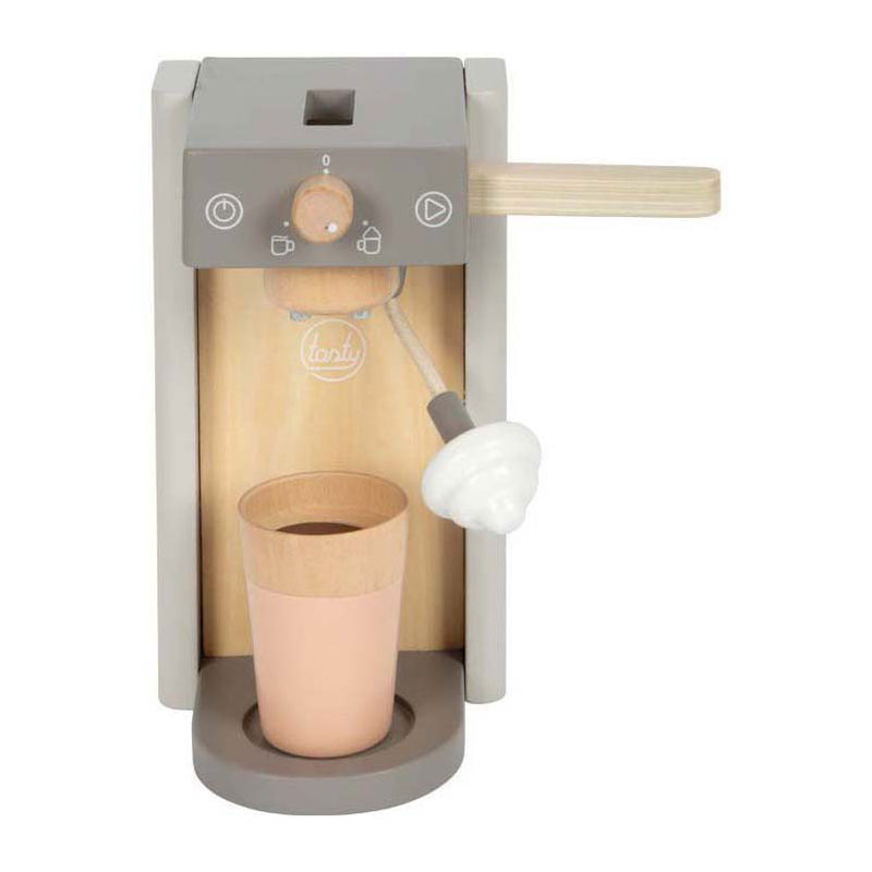 Afbeelding laden in galerijviewer, Small foot koffiemachine speelset grijs 'tasty'