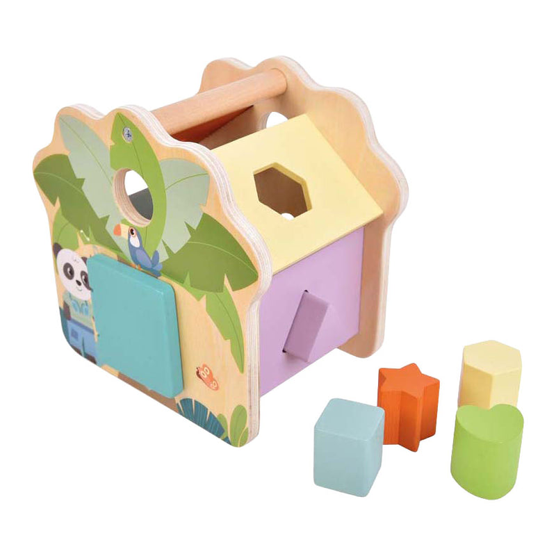 Afbeelding laden in galerijviewer, Small foot - houten vormenstoof jungle friends fsc