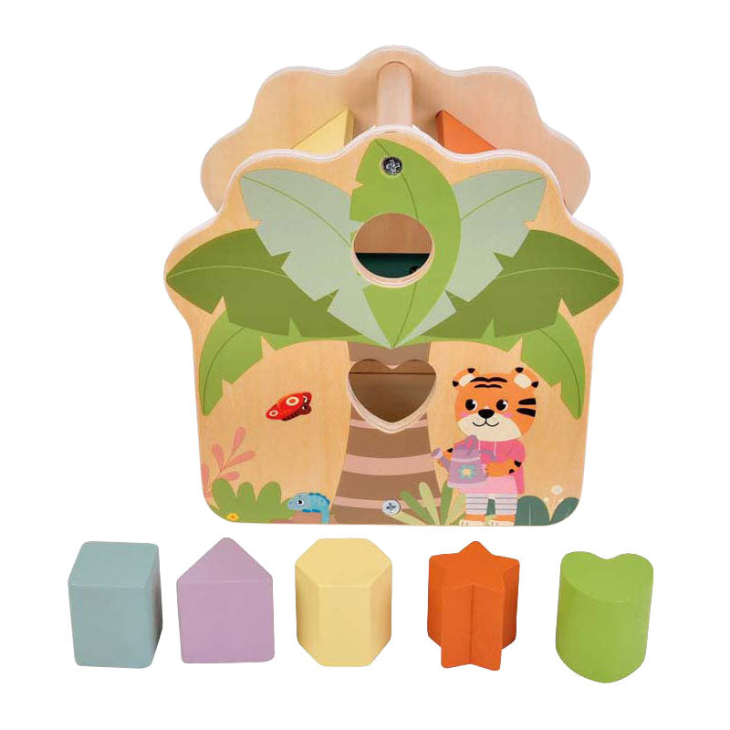Afbeelding laden in galerijviewer, Small foot - houten vormenstoof jungle friends fsc