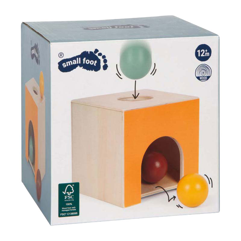 Afbeelding laden in galerijviewer, Small foot - houten montessori knikkerdoos fsc