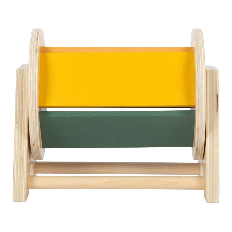 Afbeelding laden in galerijviewer, Small foot - houten montessori draaiende trommel fsc