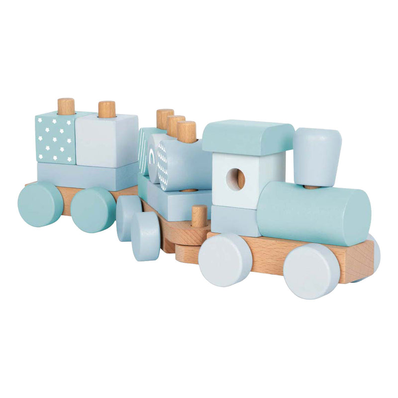 Afbeelding laden in galerijviewer, Small foot - houten trein blauw