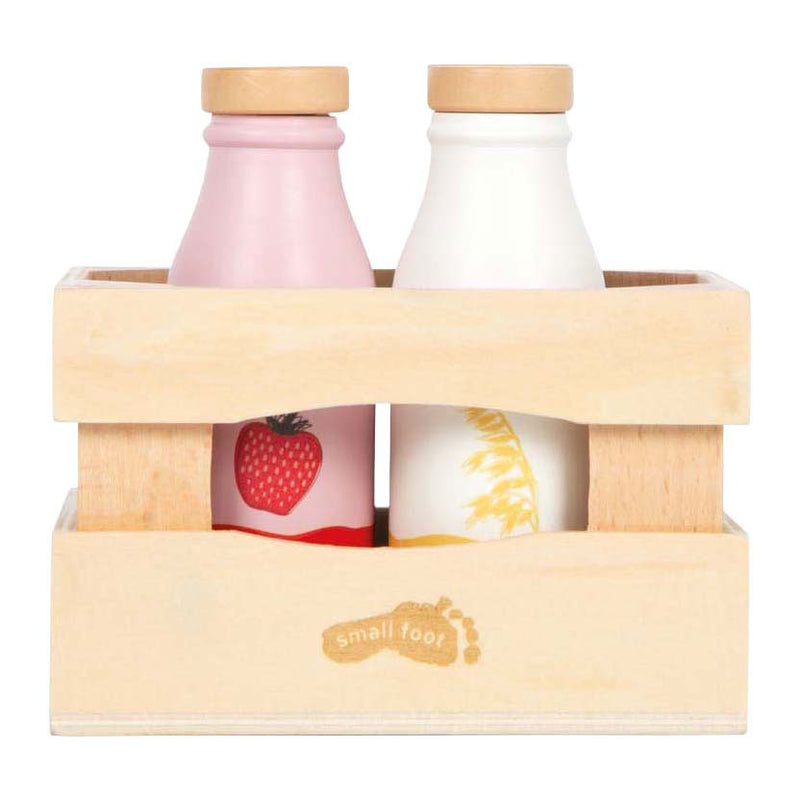 Afbeelding laden in galerijviewer, Small foot - houten melkproducten in doos