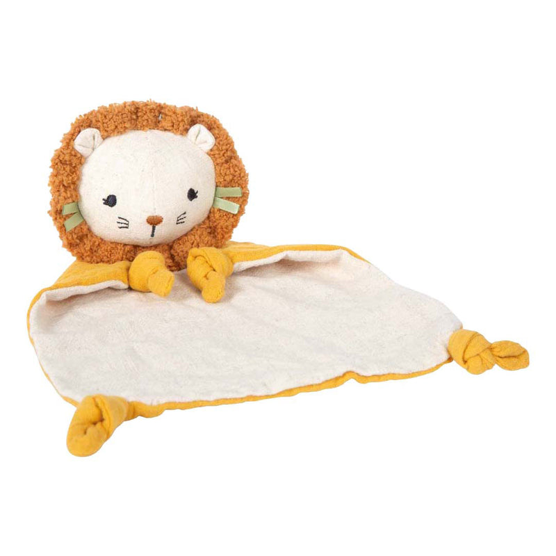 Afbeelding laden in galerijviewer, Small foot - stoffen knuffeldeken kleine leeuw