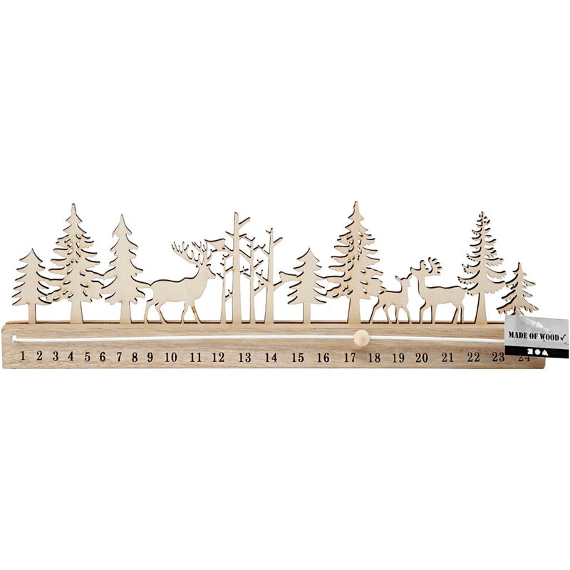 Afbeelding laden in galerijviewer, Https: www.cchobby.nl advent-kalender-h-12-cm-l-40-cm-b-3-6-cm-1-stuk