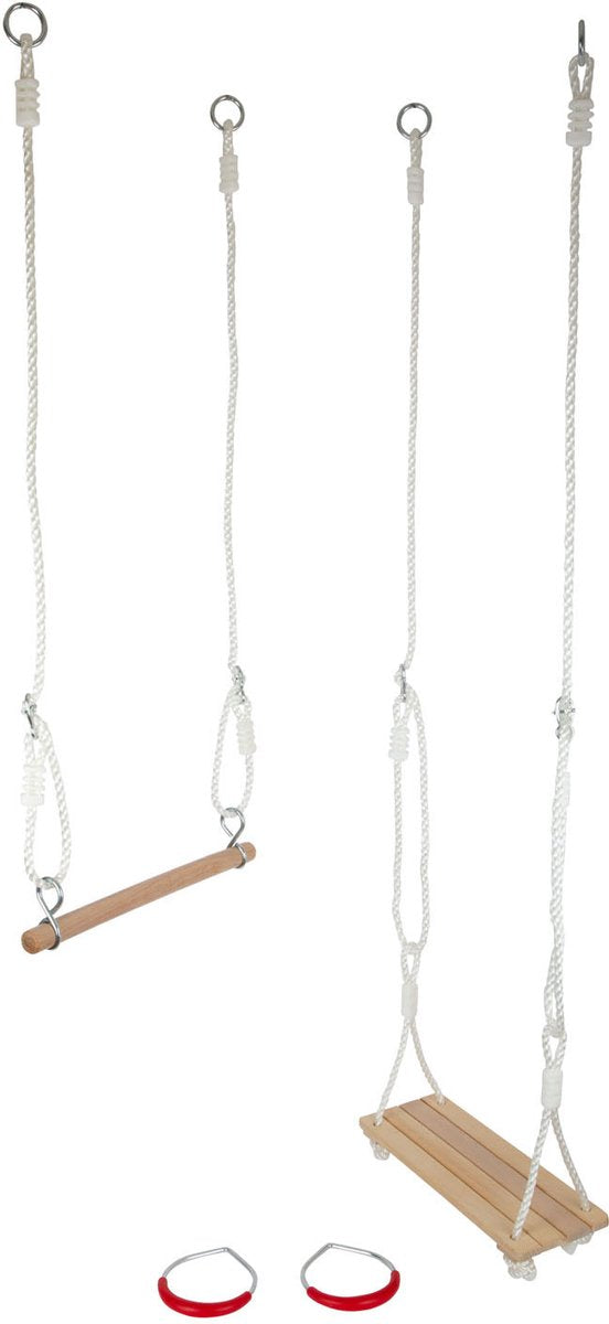 Afbeelding laden in galerijviewer, Small foot - houten schommelset 3in1