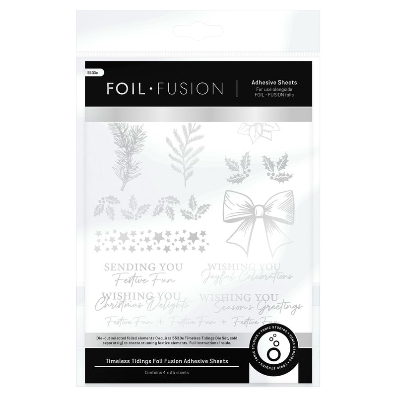 Afbeelding laden in galerijviewer, Tonic studios • timeless tidings foil fusion adhesive sheets