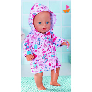 Afbeelding laden in galerijviewer, Zapf baby born kleertjes badjas met capuchon