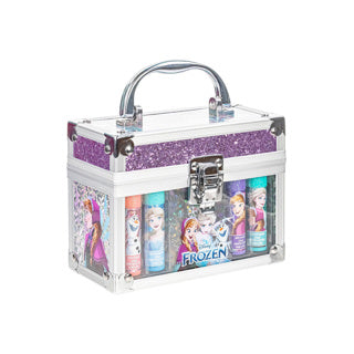 Afbeelding laden in galerijviewer, Frozen make-up koffertje met 4 lipbalsem | 3 stuks