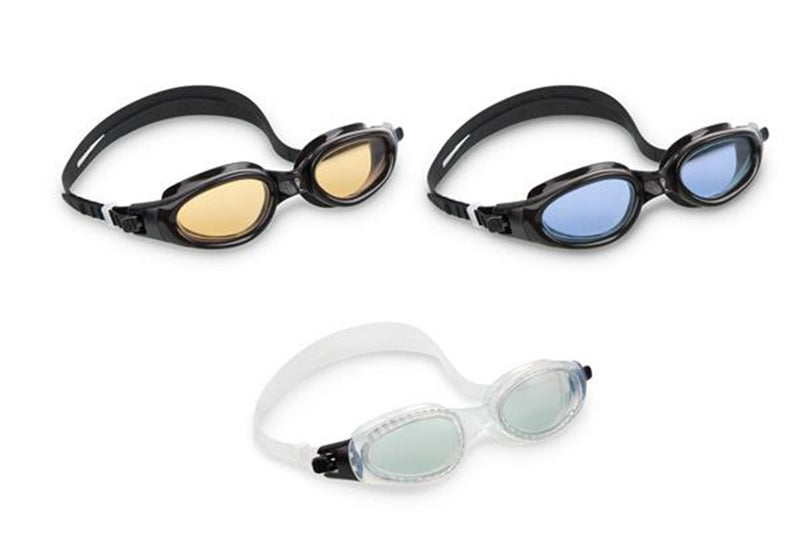 Afbeelding laden in galerijviewer, Intex zwembril silicone sport master 14+