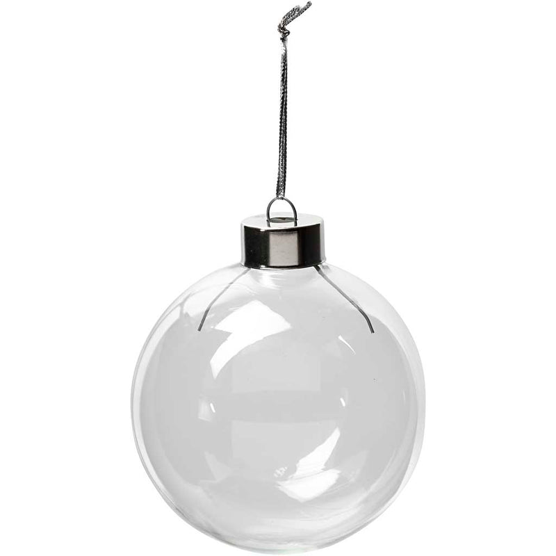 Afbeelding laden in galerijviewer, Https: www.cchobby.nl glazen-ornamenten-h-8-9-cm-d-7-9-cm-transparant-6-stuk-1-doos