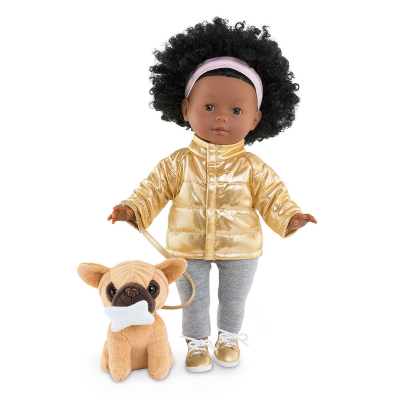 Afbeelding laden in galerijviewer, Corolle Ma Puppy Set met Riem en Bot
