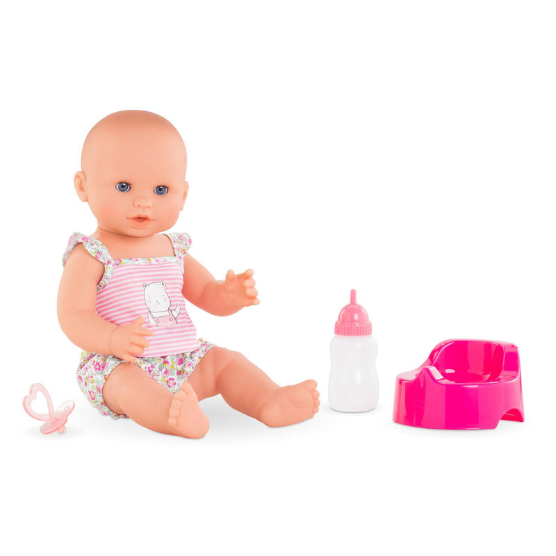 Afbeelding laden in galerijviewer, Corolle mon grand poupon drink- en plaspop - emma, 36cm
