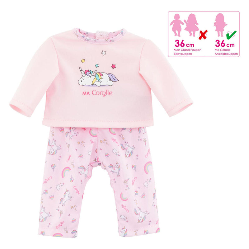 Afbeelding laden in galerijviewer, Corolle Ma Poppenpyjama Eenhoorn