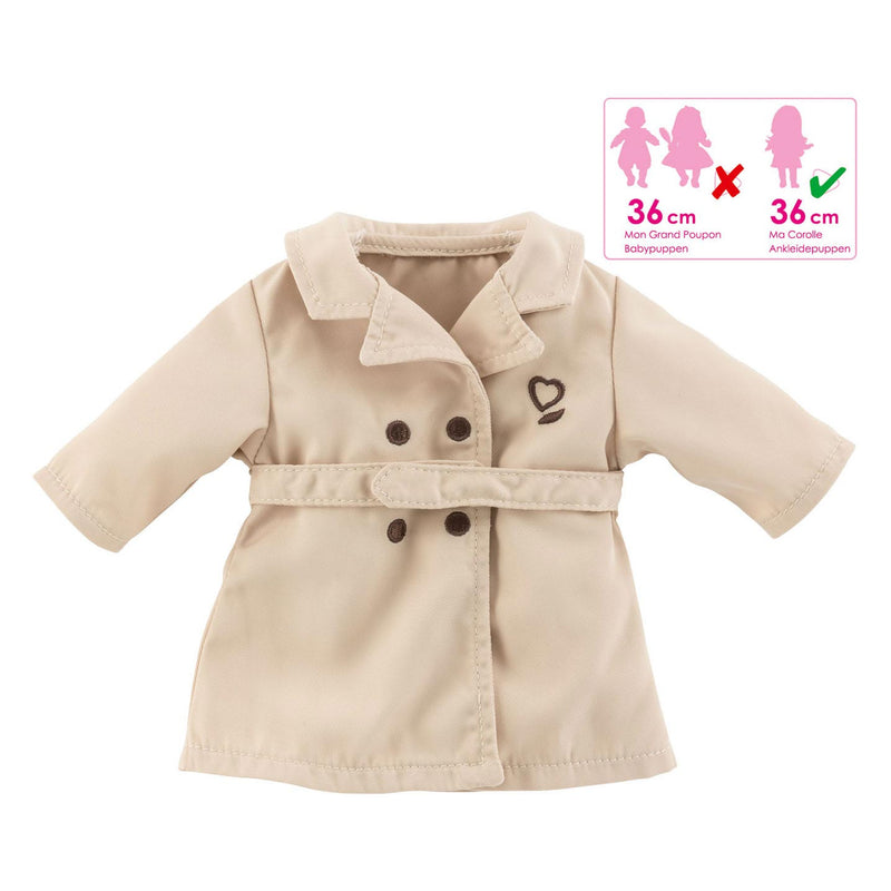 Afbeelding laden in galerijviewer, Corolle ma - poppenjas beige