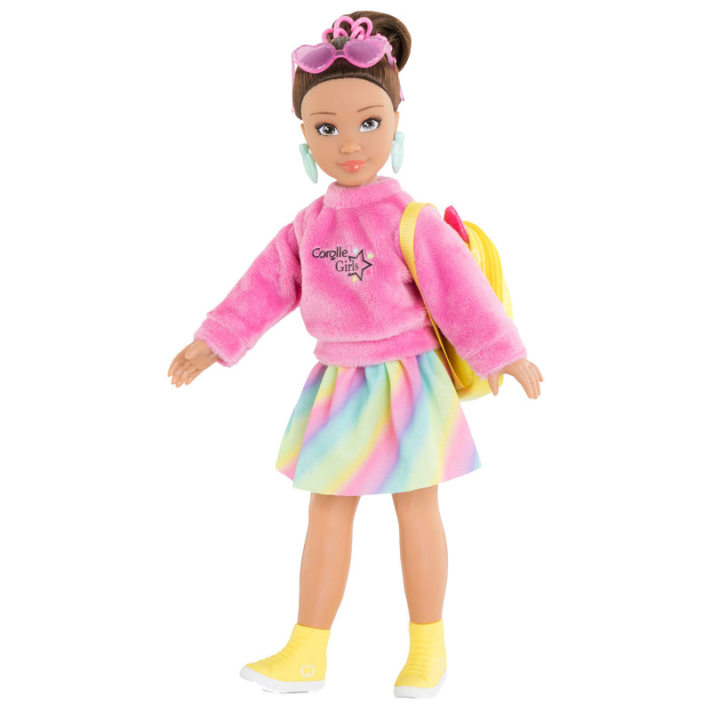 Afbeelding laden in galerijviewer, Corolle girls - poppenkleertjes fluo set dressing room