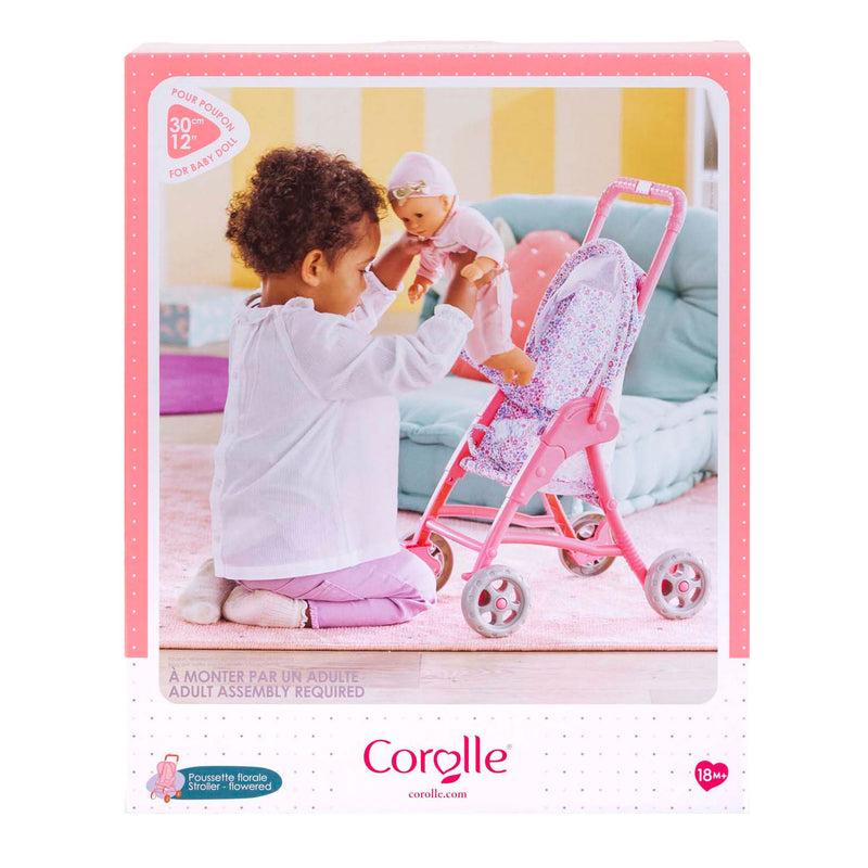 Afbeelding laden in galerijviewer, Corolle kinderwagen bloemen voor babypop, 30cm