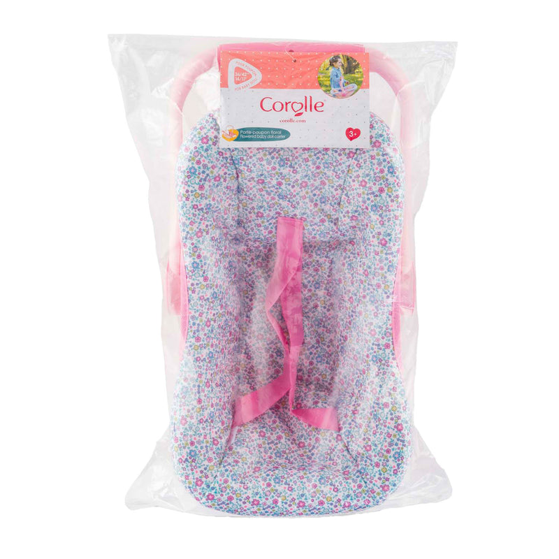 Afbeelding laden in galerijviewer, Corolle poppen draagzak bloemen babypop 36cm roze speelgoed.