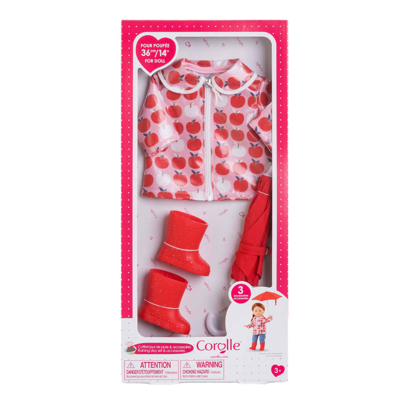 Afbeelding laden in galerijviewer, Corolle regenset - accessoires voor poppen, 36cm